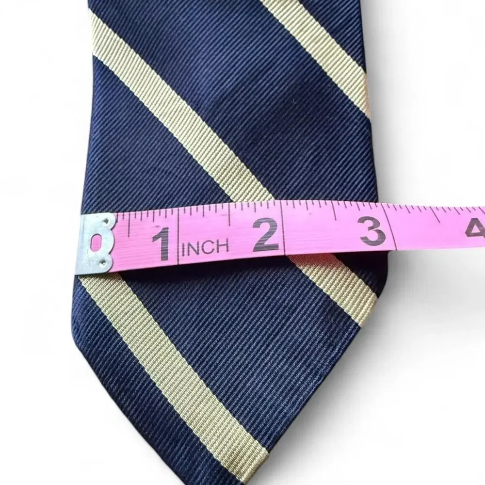 YSL tie vintage styled Marshall Field & company striped silk necktie
